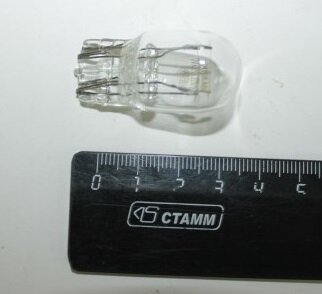 Лампа 2-конт. 12V W21/5W T20 без цок. W3x16q на иномарки ULTRA