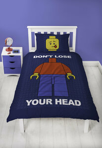 Фото Комплект постельного белья с героями LEGO (CLASSIC HEAD)