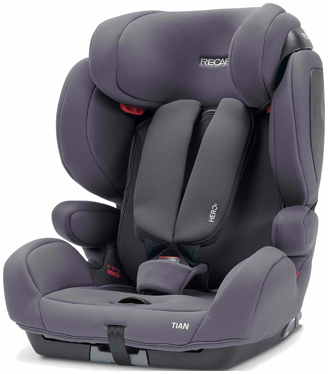 Автокресло Recaro Tian гр. 1/2/3 расцветка Core Simply Grey