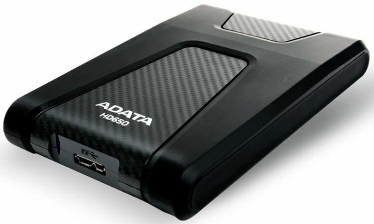 Внешний жесткий диск 1Tb Adata USB 3.0 AHD650-1TU31-CBK DashDrive Durable 2.5" черный