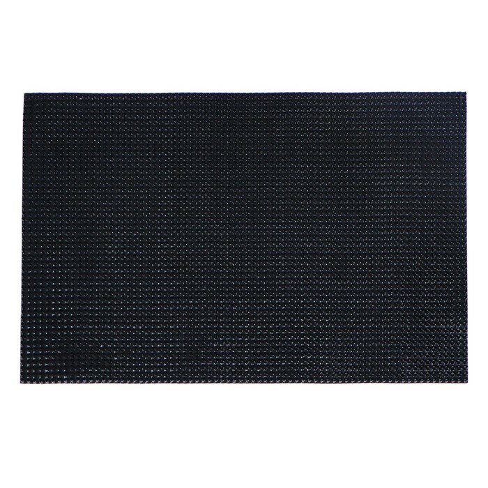 Покрытие ковровое щетинистое "Травка", 60х90 см, цвет чёрный - фотография № 3