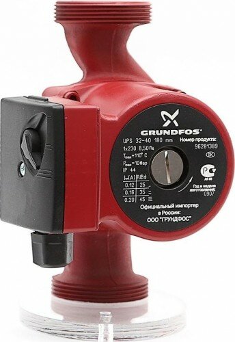 Насос циркуляционный GRUNDFOS UPS 32- 40 с гайками, 96281389