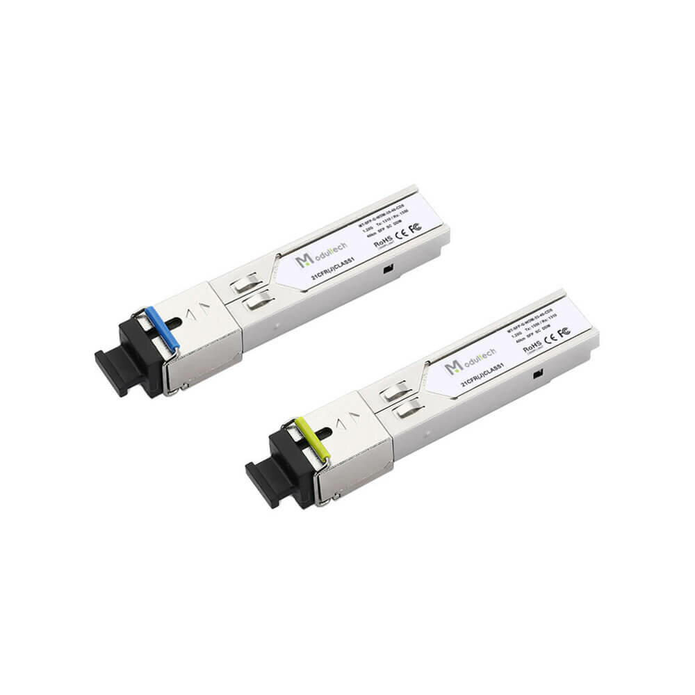 Комплект SFP WDM 125 Гбит/с 40 км 1310 | 1550 нм SC SMF DDM