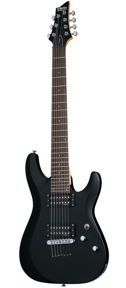 SCHECTER C-7 Deluxe SBK, цвет чёрный