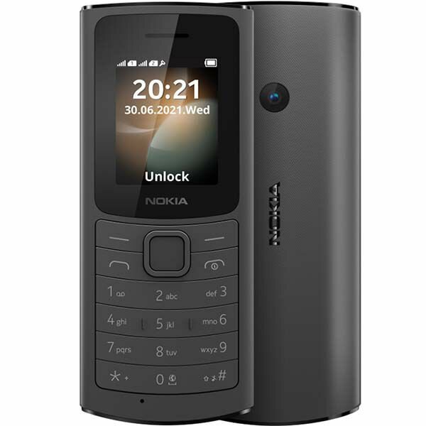 Телефон Nokia 110 DS 4G Black (TA-1386)