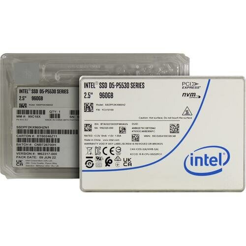 SSD Intel D5-P5530 SSDPF2KX960HZN1