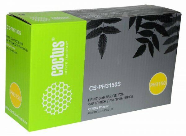 Тонер Картридж Cactus CS-PH3150 109R00747 черный для Xerox Phaser 3150/3150b/3150n/3151 (5000стр.) CS-PH3150