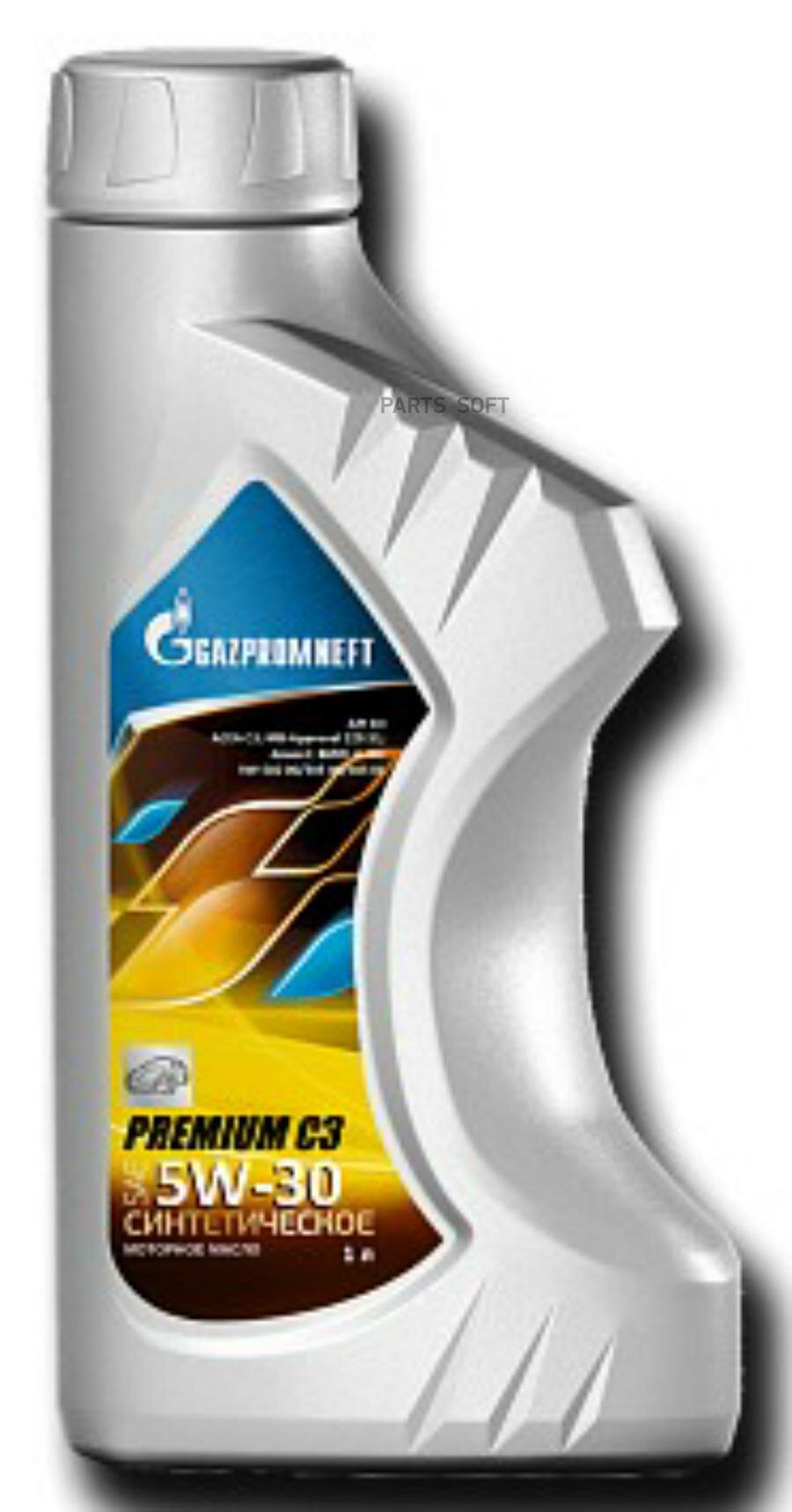 масло gazpromneft 5w30 premium с3 api sp acea c3 1л син