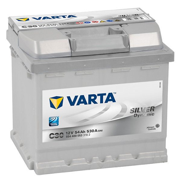 Аккумулятор автомобильный Varta Silver Dynamic C30 6СТ-54 обр. 554 400 053 316 2 54Ач обр.