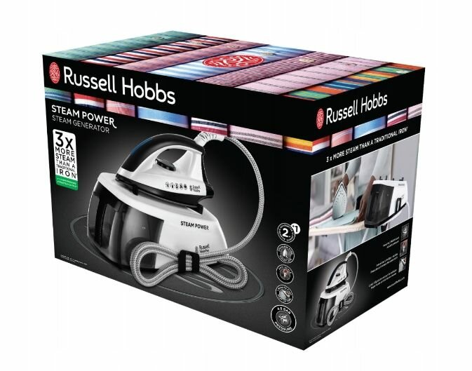 Парогенератор для одежды Russell Hobbs Steam Power Black 2400 Вт - фотография № 14