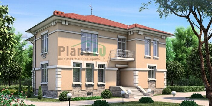 Проект дома Plans-35-55 (428 кв.м, кирпич) - фотография № 1