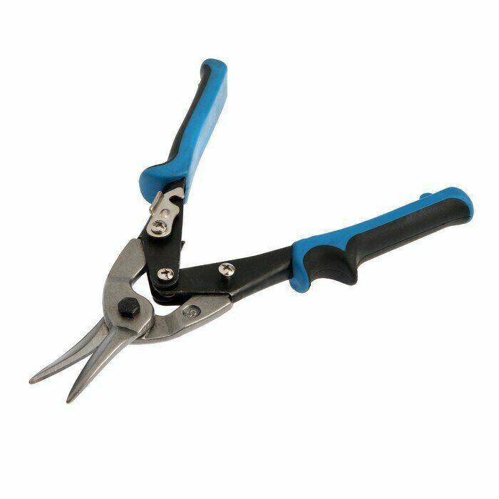 фото Ножницы по металлу тундра PRO, 250 мм, CrV, 2К рукоятки, прямой рез