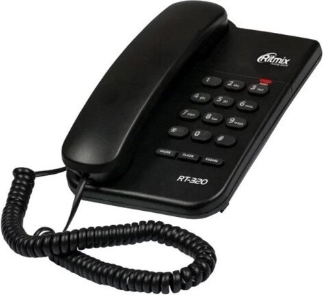 Телефон Ritmix RT 320 Black .