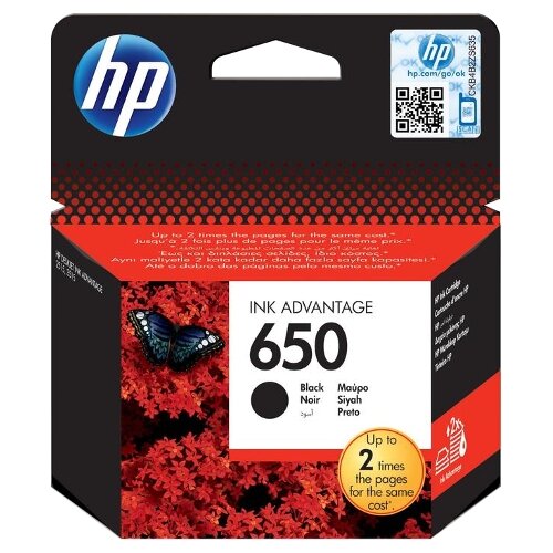 Картридж HP 650 Black CZ101AE