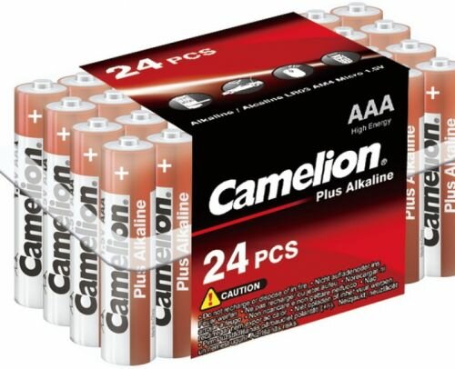 Батарейка Camelion LR03-PB24 Alkaline LR03/AAA, 1,5 В, 1150 мА.ч, 24 шт в упаковке