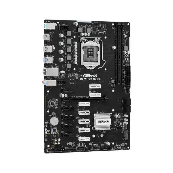 Материнская плата ASRock [Q270 PRO BTC+] - фото №2