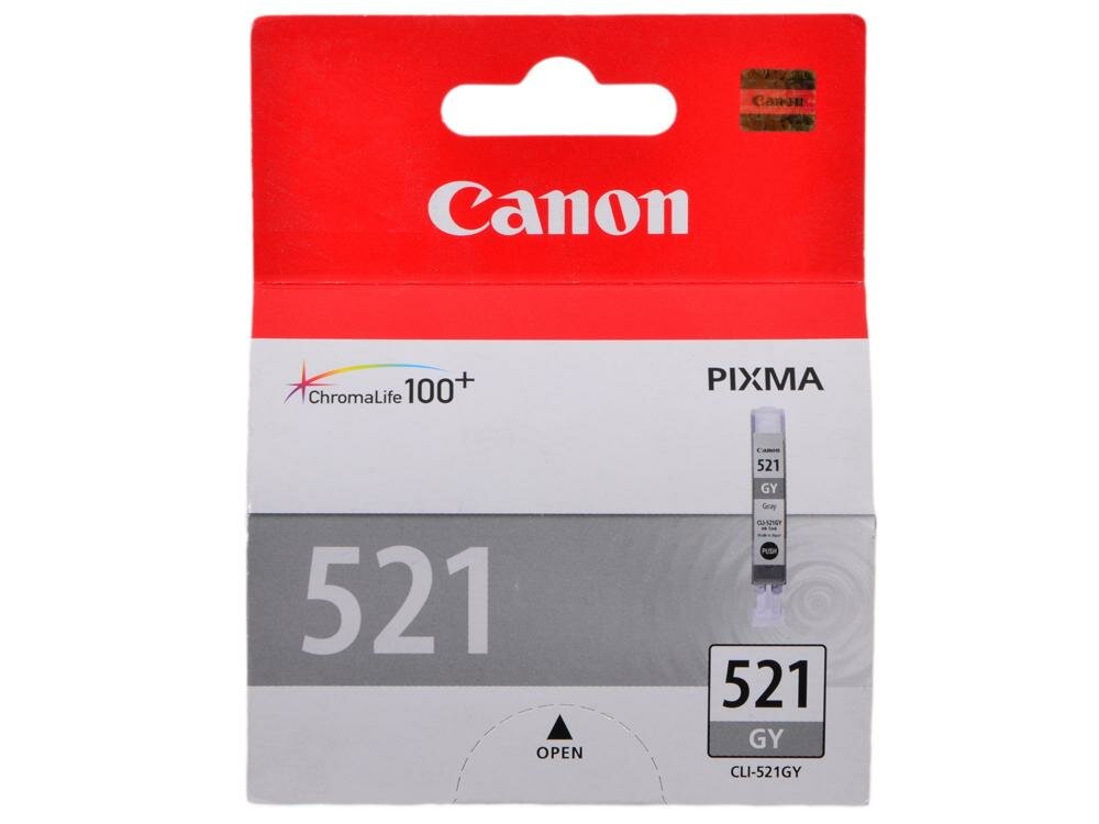 Картридж Canon CLI-521GY CLI-521GY 1395стр Серый