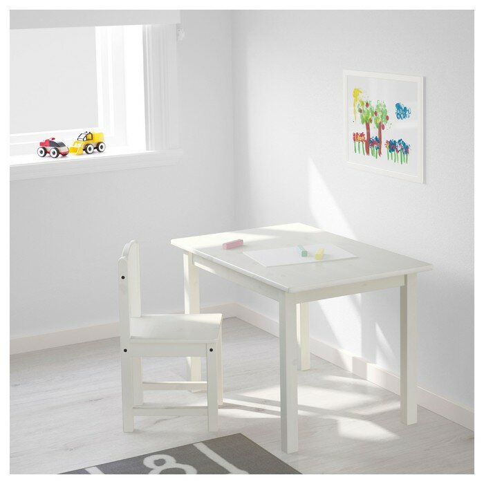 IKEA Детский стул сундвик, белый - фотография № 2