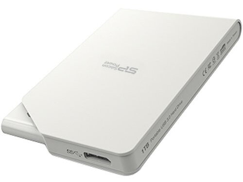 Жесткий диск внешний Silicon Power Stream S03 1TB, USB3.0, White