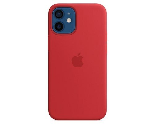 Панель силиконовая Apple Silicone Case with MagSafe для iPhone 12 mini, RED