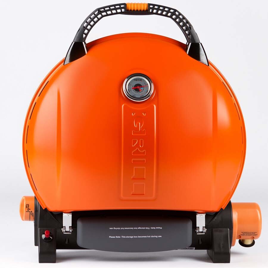 Газовый гриль O-GRILL 800T orange + адаптер А - фотография № 1