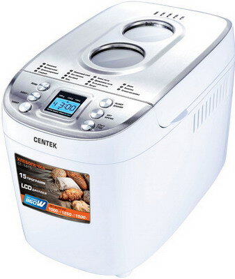 Хлебопечка Centek CT-1415 (бел/сталь)