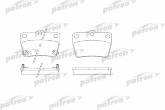 Колодки тормозные дисковые задние Toyota RAV 4 II 00>05 Chery Tiggo 05>14 PATRON PBP1531