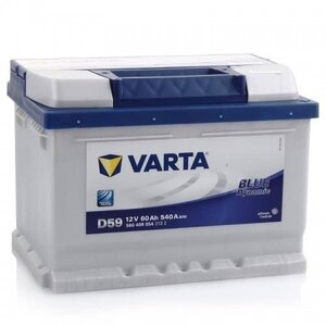 Аккумулятор Varta Blue Dynamic D59 60 Ач 540А низкий