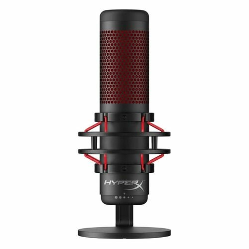 Микрофон HYPERX QuadCast (HX-MICQC-BK) черный [4p5p6aa]