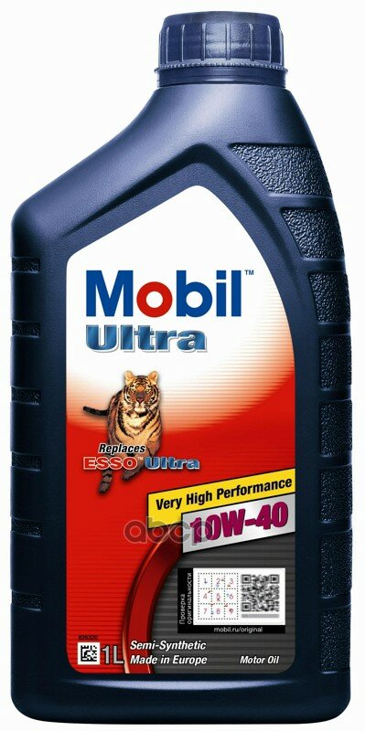 Mobil 10w-40 Mobil Ultra 1л (Полусинт.Мотор.Масло)