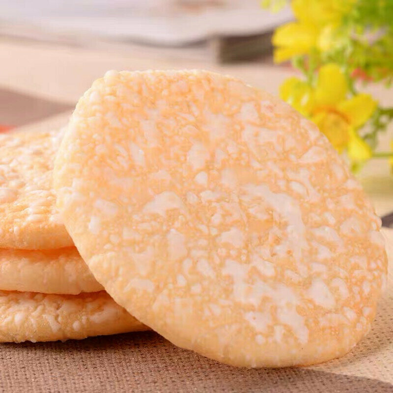 Рисовое печенье со сливочной глазурью xiao wang zi 84г. Китай - фотография № 5
