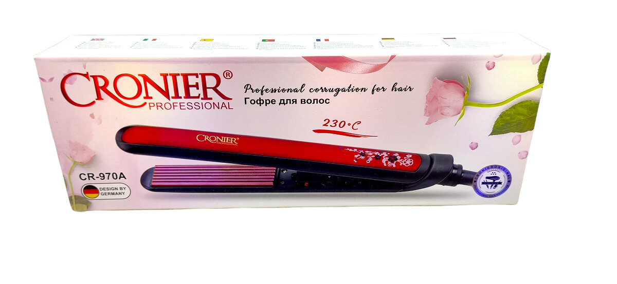 Щипцы-гофре для волос CRONIER CR-970A - фотография № 4