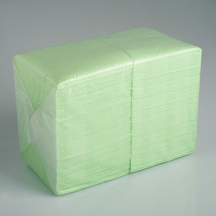 ВисмаS Салфетки бумажные салатовые Big Pack, 24*24 см, 350 шт.