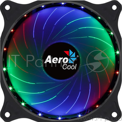 Вентилятор Aerocool Cosmo, Fixed RGB Led, 120x120x25мм, Molex 4-PIN .