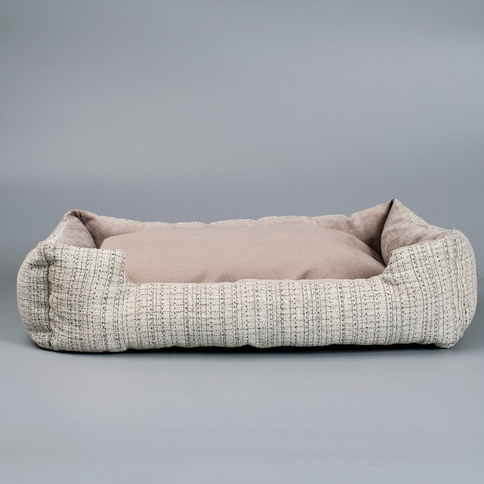 Пижон Лежанка-диван с двусторонней подушкой, 53 х 42 х 11 см, микс цветов - фотография № 5