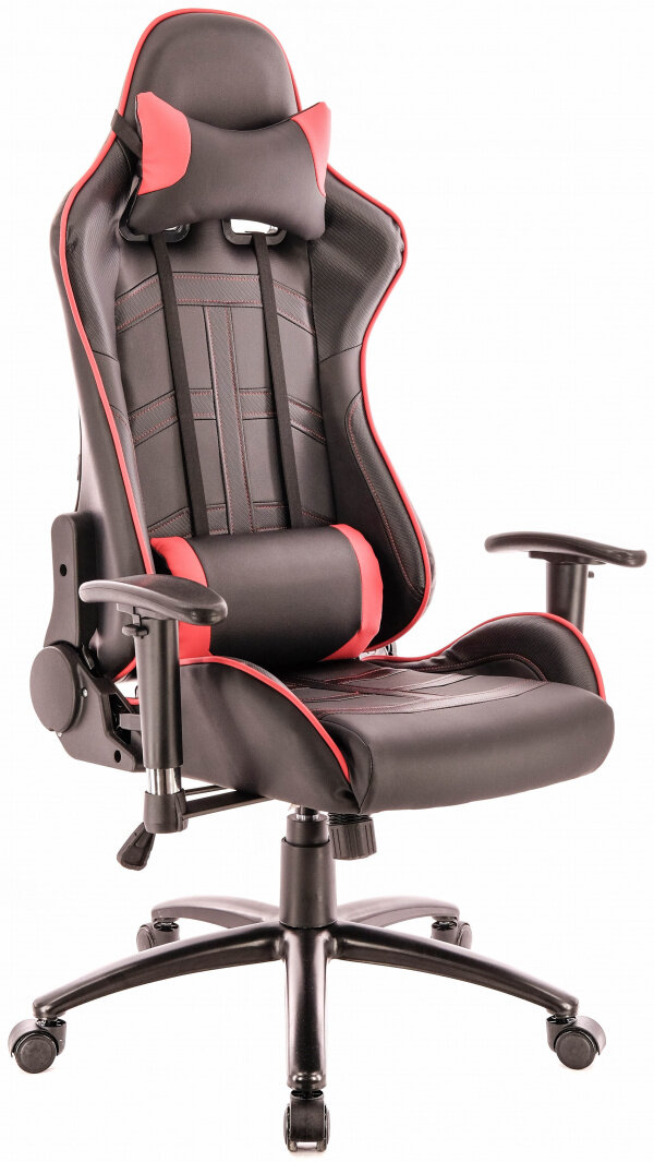 Игровое кресло для геймеров Everprof Lotus S10 обивка: искусственная кожа, цвет: красный
