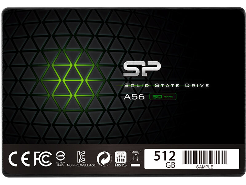 Твердотельный накопитель Silicon Power Ace A56 512 ГБ SATA SP512GBSS3A56A25