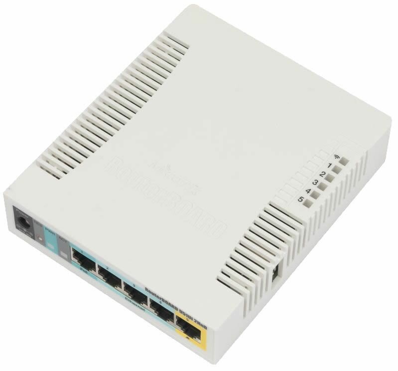 Роутер MikroTik RB951UI-2HND 10/100BASE-TX белый