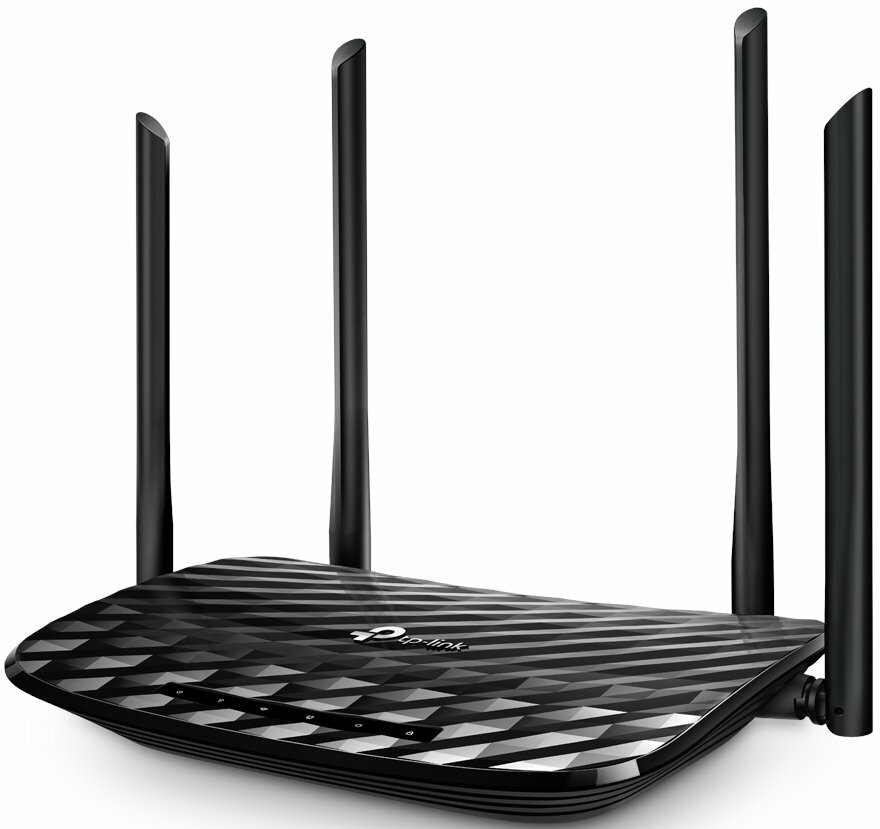 TP-LINK Archer C6 Wi-Fi-роутер 802.11a/b/g/n/ac до 1167 Мбит/с 4xLAN-10/100/1000