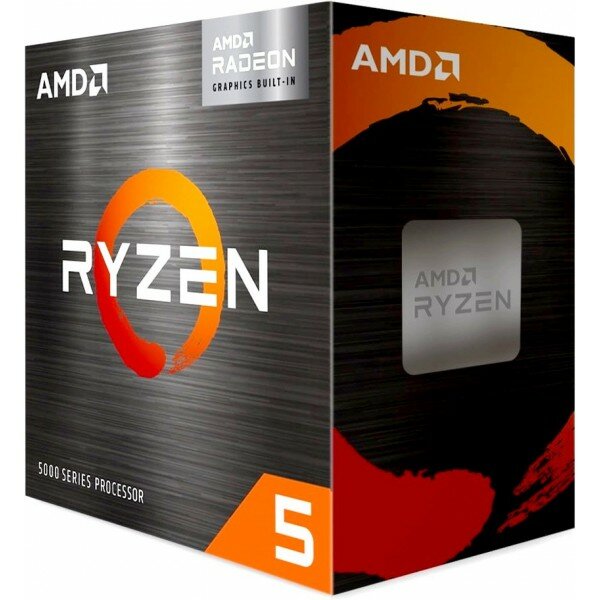 Процессор AMD CPU Desktop Ryzen 5 6C/12T 5600G (4.4GHz, 19MB,65W,AM4) box with Wraith Stealth Cooler and Radeon Graphics