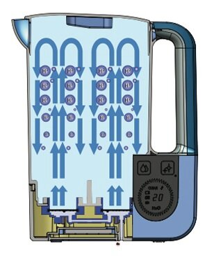 Генератор водородной воды HEBE EGK-1, двойная мембрана - фотография № 4