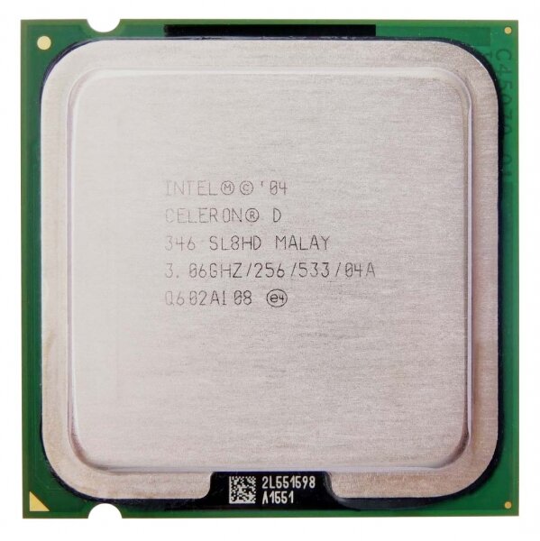 Процессор Celeron D 346 Intel 3067Mhz