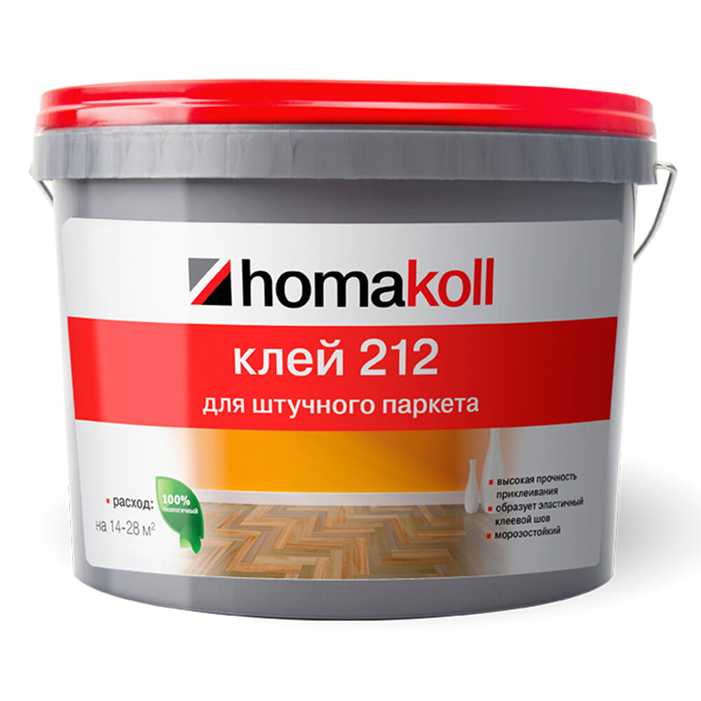 Клей для паркета homakoll 212 14 кг