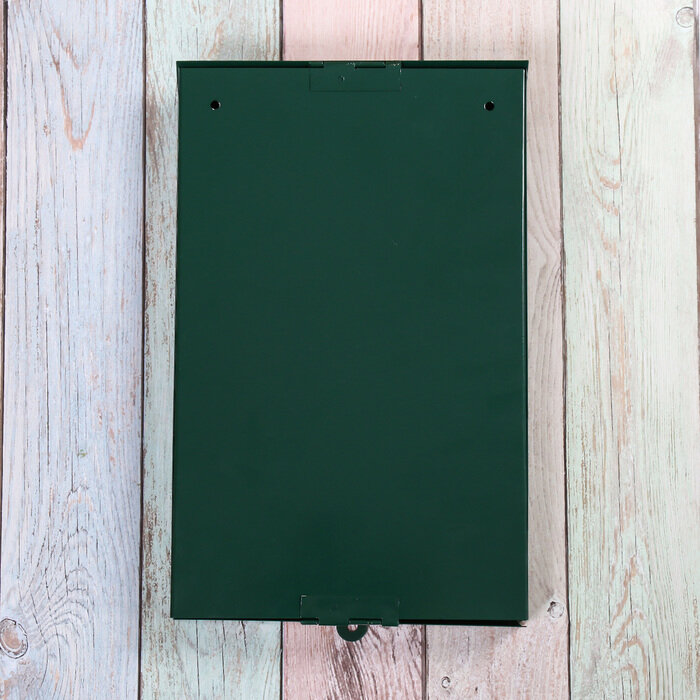 One Day Ящик почтовый без замка (с петлёй), вертикальный, зелёный - фотография № 4