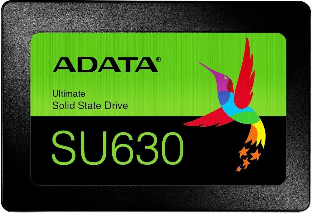 Твердотельный диск 1.92TB A-DATA Ultimate SU630, 2.5", SATA III, [R/W - 520/450 MB/s] 3D QLC