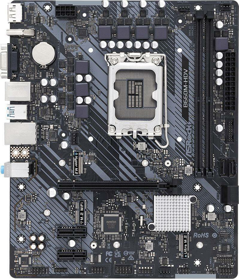 Материнская плата Asrock B660M-HDV, Soc-1700, mATX