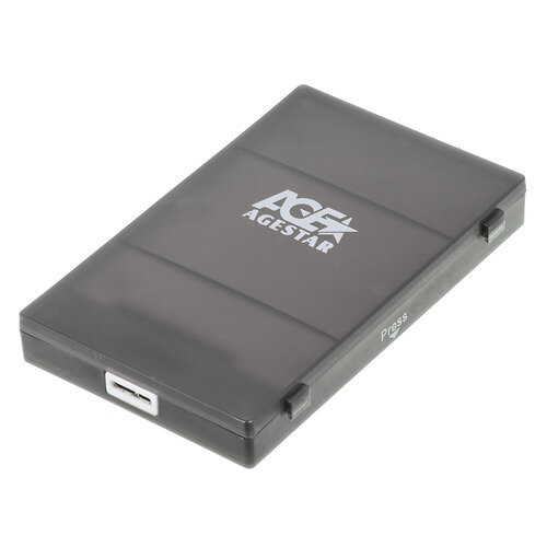 Внешний корпус для HDD/SSD AgeStar 3UBCP1-6G, черный