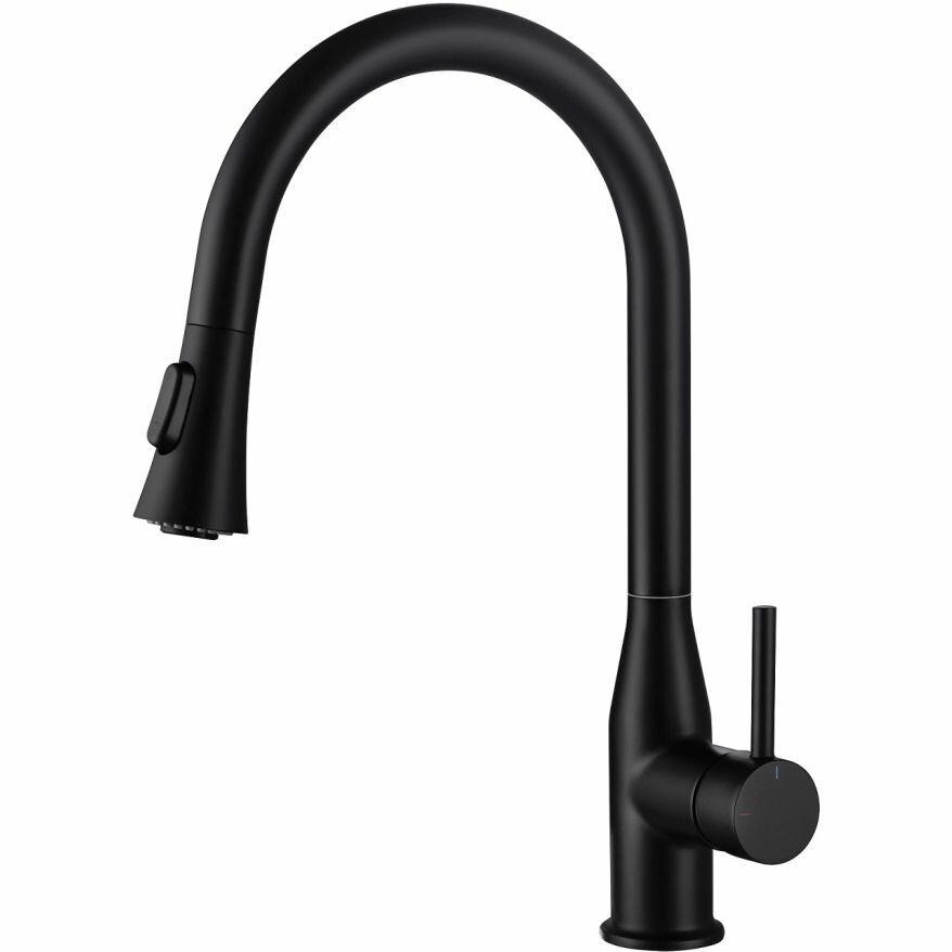 Смеситель для кухни Timo Saona черный (2336/03FL)