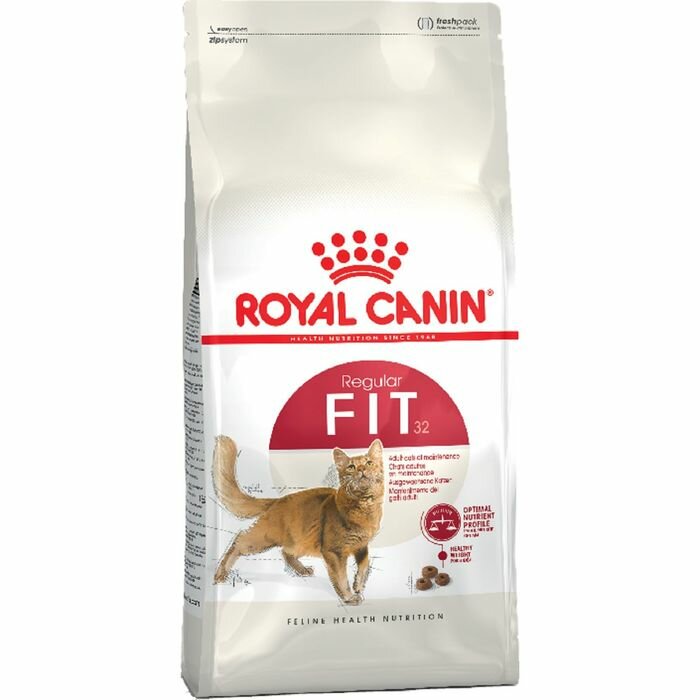 Royal Canin Сухой корм RC Fit для кошек с умеренной активностью, 4 кг - фотография № 1