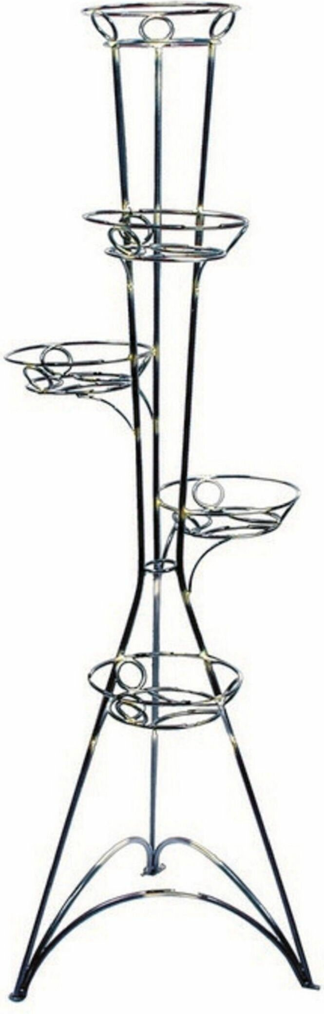 фото Подставка для горшков Комплект-Агро 145 см черная